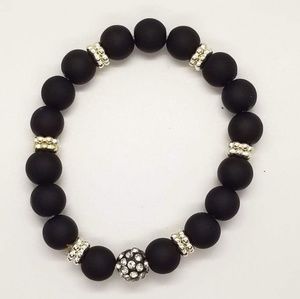 Black Bohemian style bracelet